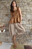 Nonni Gingham Bloomer Pant Hazelnut